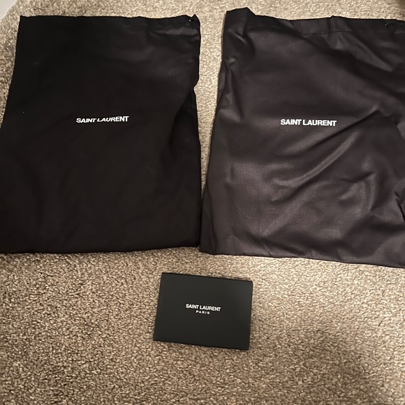 Saint Laurent Black Platform Sandals - Picture 6 of 11